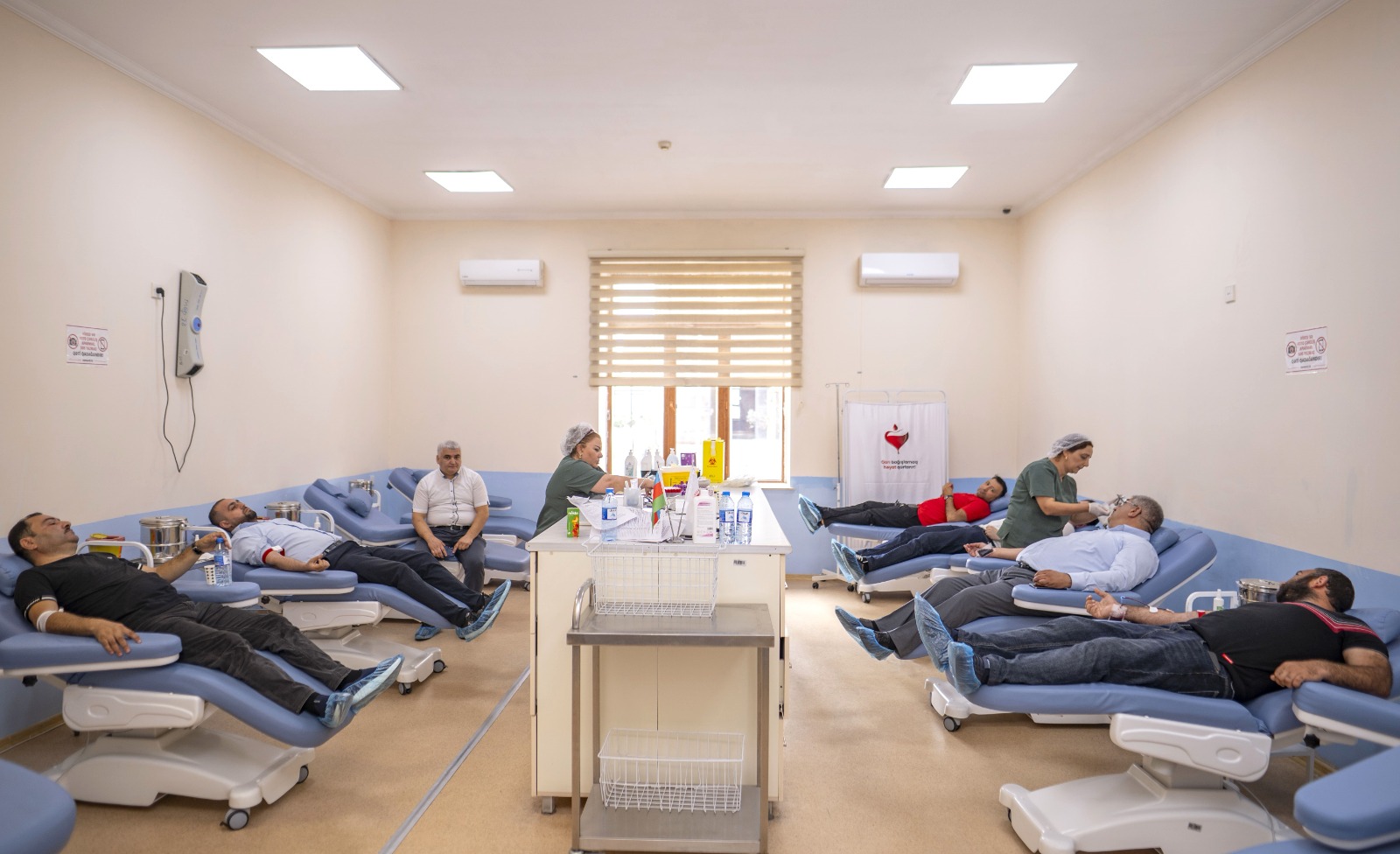 Anım Gününə həsr olunmuş qanvermə aksiyası keçirilib (FOTO)