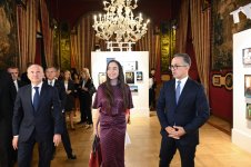 Leyla Əliyeva “Harmoniya” sənədli filminin təqdimat mərasimində iştirak edib (FOTO)