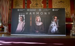 Leyla Əliyeva “Harmoniya” sənədli filminin təqdimat mərasimində iştirak edib (FOTO)