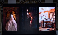 Leyla Əliyeva “Harmoniya” sənədli filminin təqdimat mərasimində iştirak edib (FOTO)