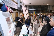 Leyla Əliyeva və Alyona Əliyeva Müqəddəs Taxt-Tacda Azərbaycan xalçaları sərgisinin açılışında iştirak ediblər (FOTO)