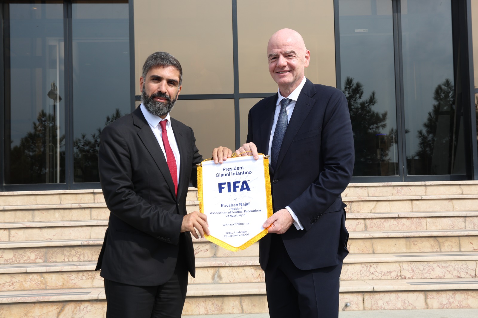 FIFA prezidentinə U-15 Dünya Çempionatına hazırlıq barədə məlumat verilib (FOTO) (YENİLƏNİB)
