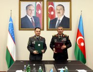 Azərbaycan və Özbəkistan müdafiə nazirləri 2027-ci il üzrə hərbi əməkdaşlıq planı imzalayıb (FOTO)