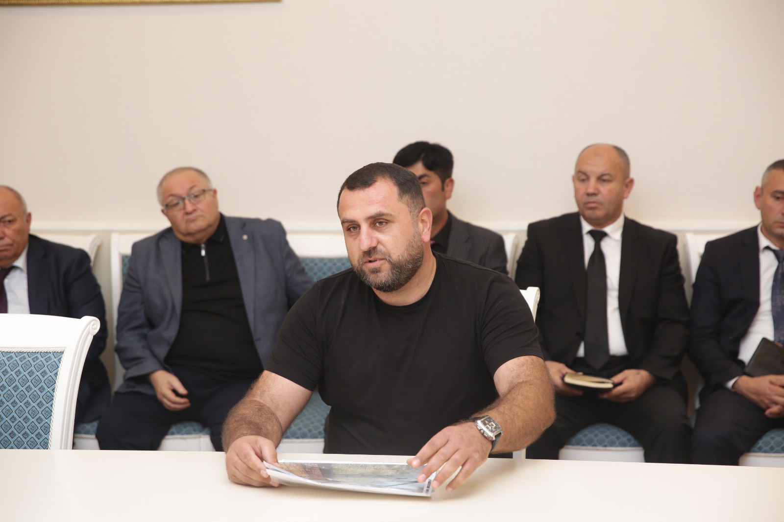 Xaçmaz Rayon İcra Hakimiyyətinin başçısı Elnur Rzayev vətəndaşları qəbul edib (FOTO)
