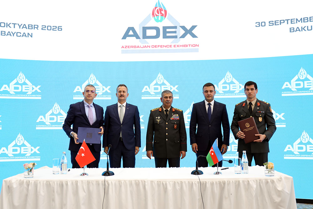 Azərbaycan MN ilə Türkiyənin müdafiə sənayesi şirkətləri arasında əməkdaşlığa dair müqavilələr imzalanıb (FOTO)