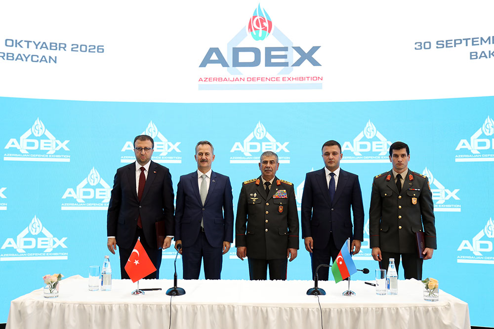 Azərbaycan MN ilə Türkiyənin müdafiə sənayesi şirkətləri arasında əməkdaşlığa dair müqavilələr imzalanıb (FOTO)