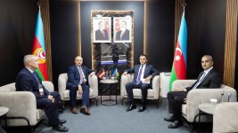 Aqil Qurbanov “ADEX-2026” sərgisində bir sıra görüşlər keçirib (FOTO)