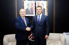 Aqil Qurbanov “ADEX-2026” sərgisində bir sıra görüşlər keçirib (FOTO)