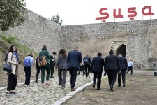 Avropa İttifaqı Şurasının üzvləri Şuşada olublar (FOTO/VİDEO)