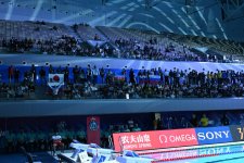 Üzgüçülük üzrə Dünya Kubokunun ikinci yarış günü yekunlaşıb (FOTO)