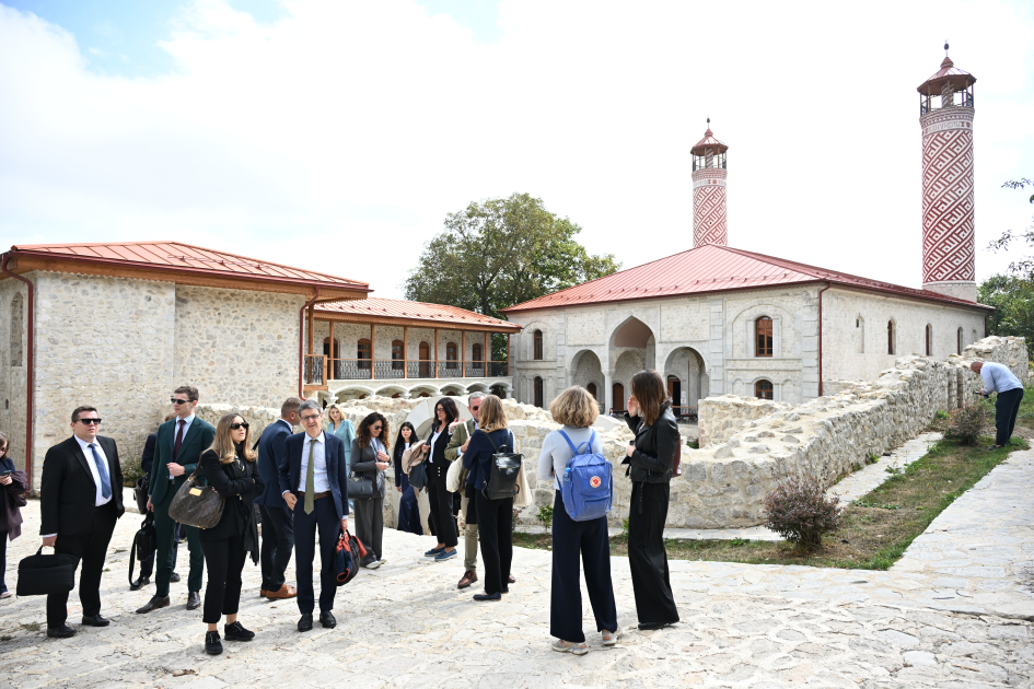 Avropa İttifaqı Şurasının üzvləri Şuşada olublar (FOTO/VİDEO)