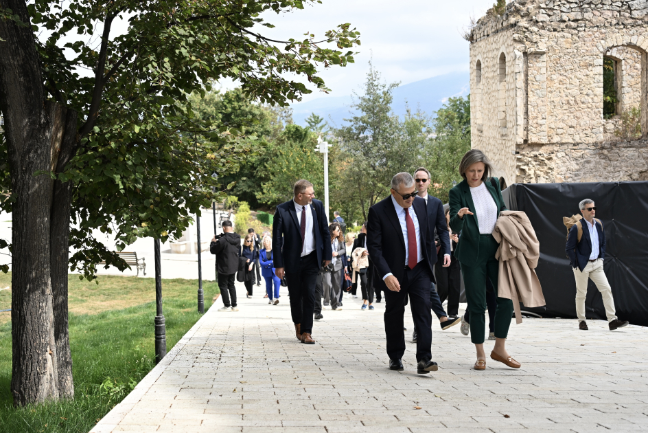 Avropa İttifaqı Şurasının üzvləri Şuşada olublar (FOTO/VİDEO)