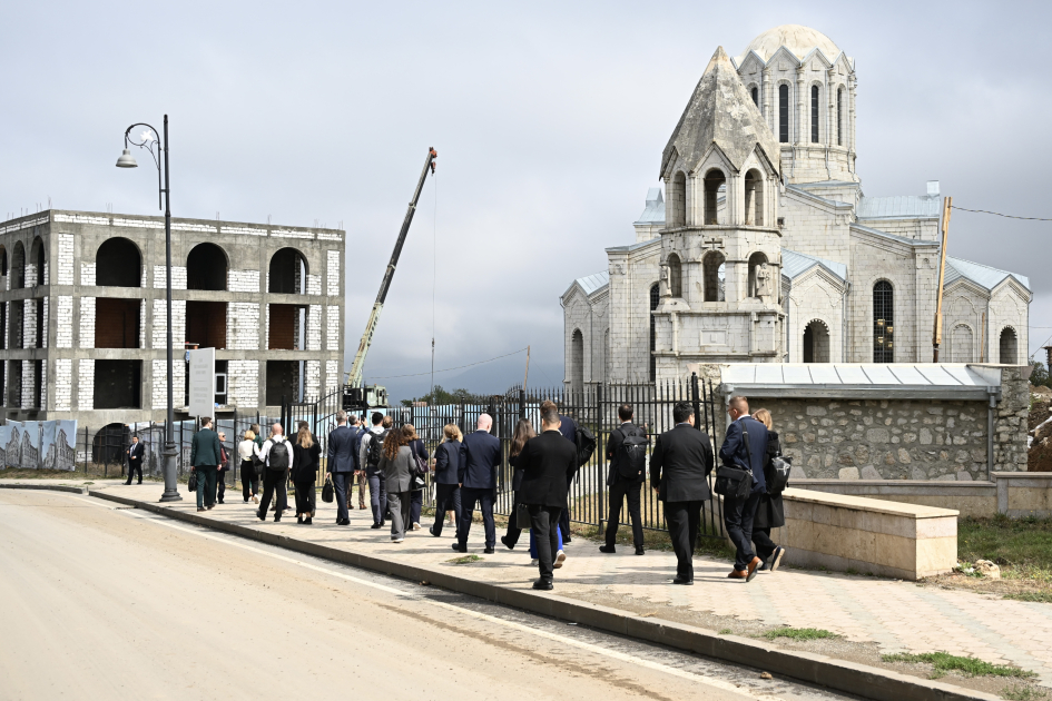 Avropa İttifaqı Şurasının üzvləri Şuşada olublar (FOTO/VİDEO)