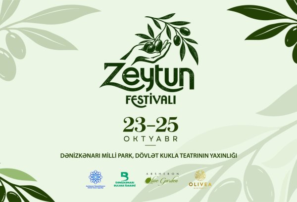 Bakı Bulvarında Zeytun Festivalı keçiriləcək (VİDEO)