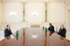 Prezident İlham Əliyev Beynəlxalq Cüdo Federasiyasının prezidentini qəbul edib (FOTO)
