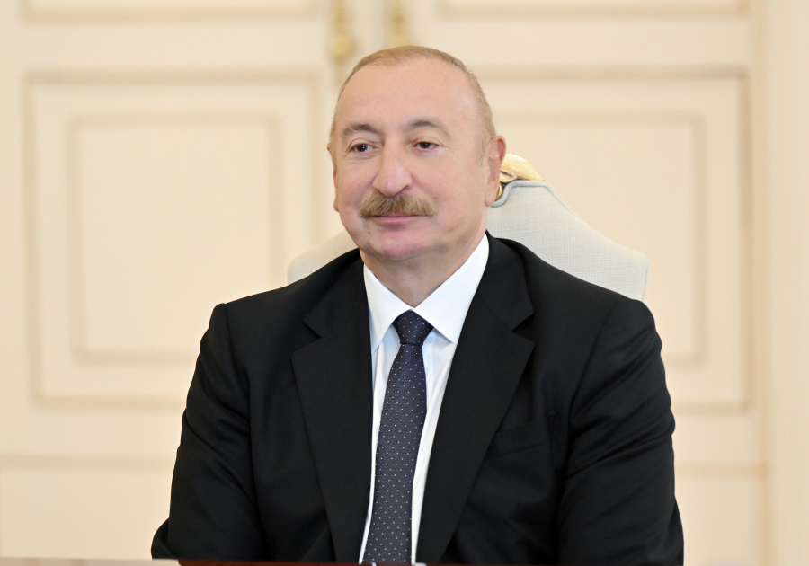 Prezident İlham Əliyev Beynəlxalq Cüdo Federasiyasının prezidentini qəbul edib (FOTO)