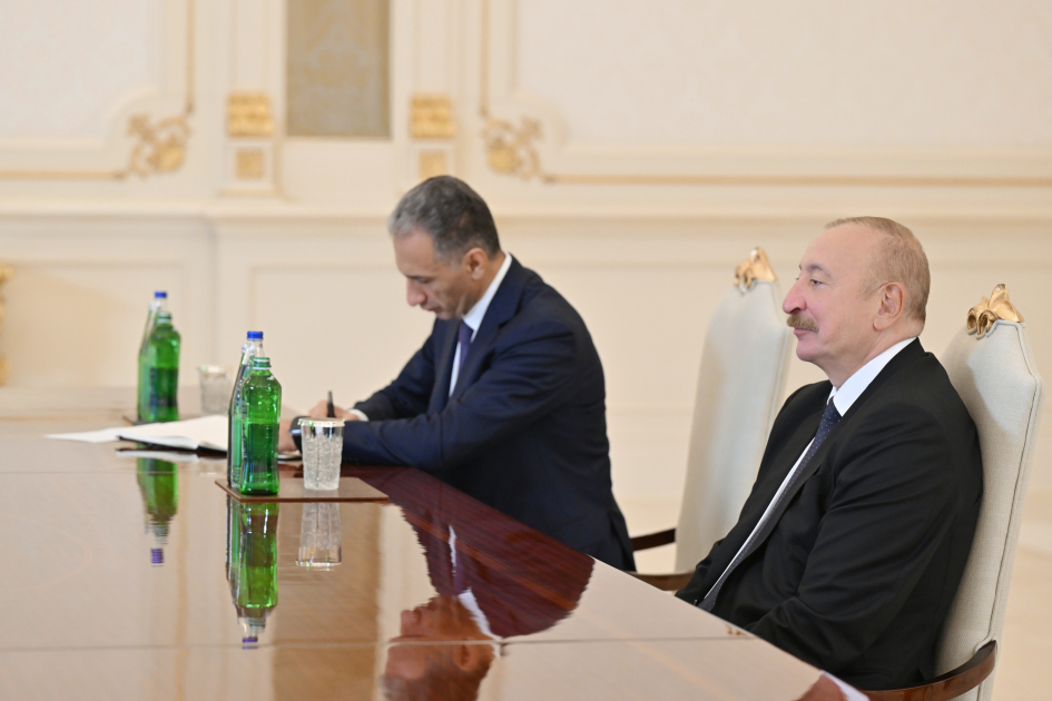 Prezident İlham Əliyev Beynəlxalq Cüdo Federasiyasının prezidentini qəbul edib (FOTO)