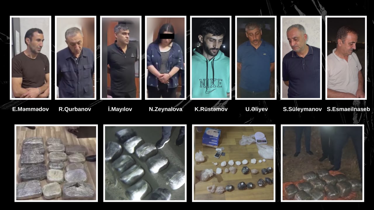 İran vətəndaşı da daxil olmaqla 8 nəfər saxlanılıb, 68 kq narkotik dövriyyədən çıxarılıb – DİN (FOTO/VİDEO)
