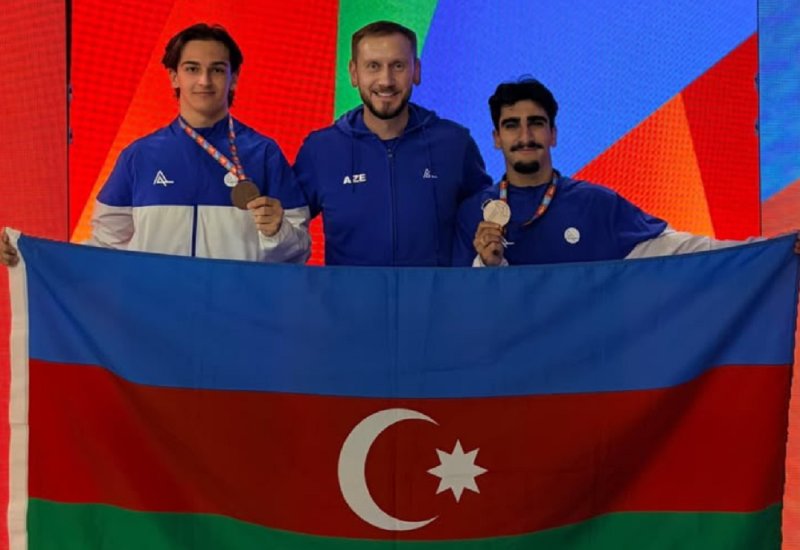 Azərbaycanın batut gimnastları Dünya Kubokunda bürünc medal qazanıblar