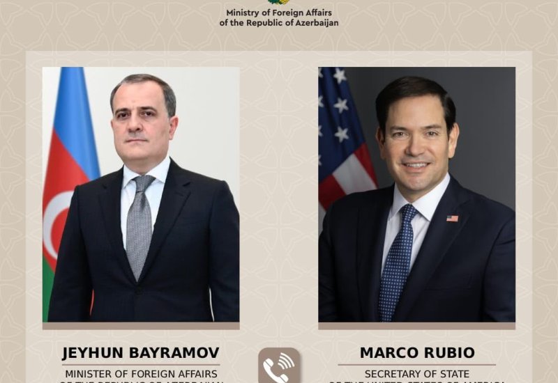 Ceyhun Bayramov və Marko Rubio Azərbaycan-Ermənistan normallaşma prosesini müzakirə ediblər