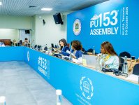 Millət Vəkili Sevil Mikayılova IPU-nun 153-cü Assambleyasında məruzə ilə çıxış edib (FOTO)