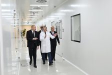 Prezident İlham Əliyev Pirallahı Sənaye Parkında dərman istehsalı müəssisəsinin açılışında iştirak edib (FOTO)