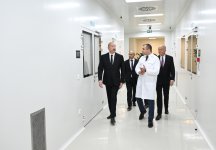 Prezident İlham Əliyev Pirallahı Sənaye Parkında dərman istehsalı müəssisəsinin açılışında iştirak edib (FOTO)