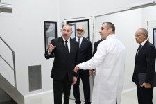 Prezident İlham Əliyev Pirallahı Sənaye Parkında dərman istehsalı müəssisəsinin açılışında iştirak edib (FOTO)