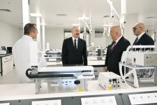 Prezident İlham Əliyev Pirallahı Sənaye Parkında dərman istehsalı müəssisəsinin açılışında iştirak edib (FOTO)