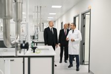 Prezident İlham Əliyev Pirallahı Sənaye Parkında dərman istehsalı müəssisəsinin açılışında iştirak edib (FOTO)