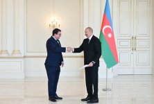 Prezident İlham Əliyev Avstriyanın Azərbaycanda yeni təyin olunmuş səfirini qəbul edib (FOTO)