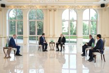 Prezident İlham Əliyev Avstriyanın Azərbaycanda yeni təyin olunmuş səfirini qəbul edib (FOTO)