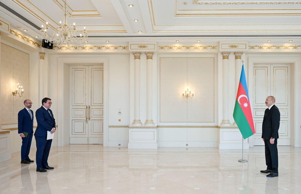 Prezident İlham Əliyev Avstriyanın Azərbaycanda yeni təyin olunmuş səfirini qəbul edib (FOTO)