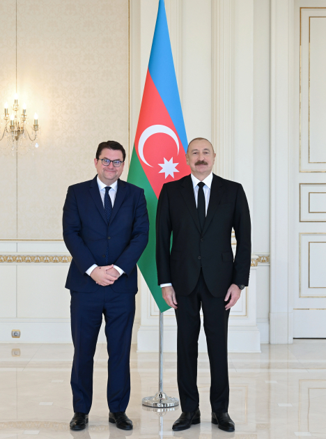 Prezident İlham Əliyev Avstriyanın Azərbaycanda yeni təyin olunmuş səfirini qəbul edib (FOTO)