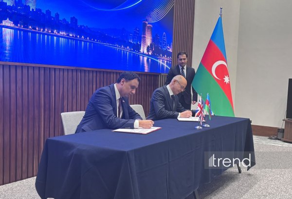 Azərbaycan və Böyük Britaniya arasında bir sıra sənədlər imzalanıb