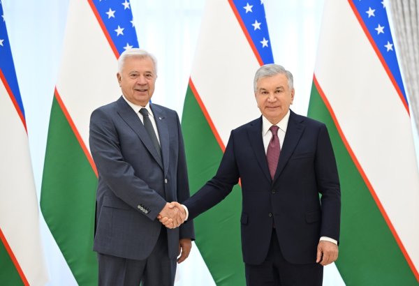 Prezident Mirziyoyev Vahid Ələkbərovla Özbəkistandakı layihələri müzakirə edib