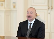 Prezident İlham Əliyev Böyük Britaniyanın ticarət üzrə dövlət nazirini qəbul edib (FOTO)