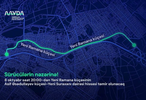 Sabunçuda hərəkət qismən məhdudlaşdırılacaq