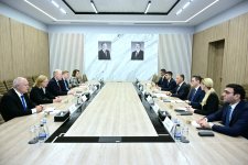Rəşad Nəbiyev Estoniya Parlamentinin Xarici Əlaqələr Komitəsinin sədri ilə görüşüb (FOTO)