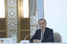Ceyhun Bayramov Orta Dəhliz və regional əməkdaşlığın gücləndirilməsinin əhəmiyyətini vurğulayıb (FOTO)