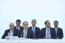 Ceyhun Bayramov Orta Dəhliz və regional əməkdaşlığın gücləndirilməsinin əhəmiyyətini vurğulayıb (FOTO)