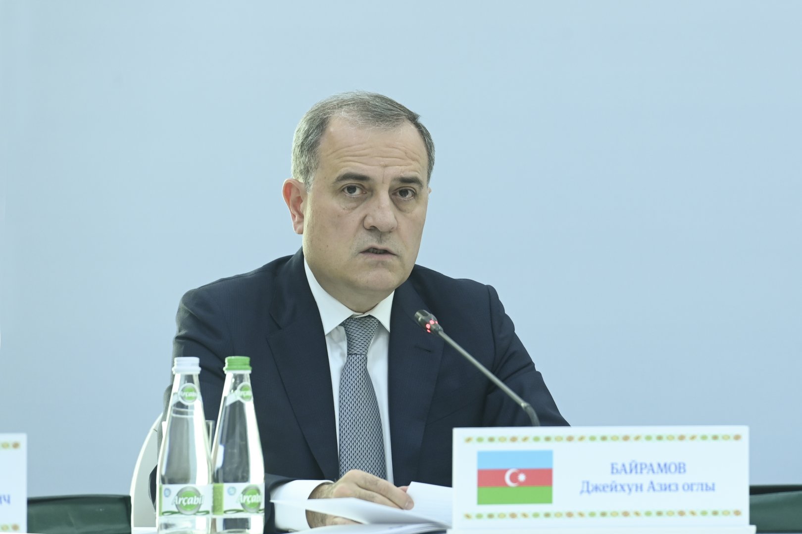Ceyhun Bayramov MDB Xarici İşlər Nazirləri Şurasının iclasında çıxış edib (FOTO)