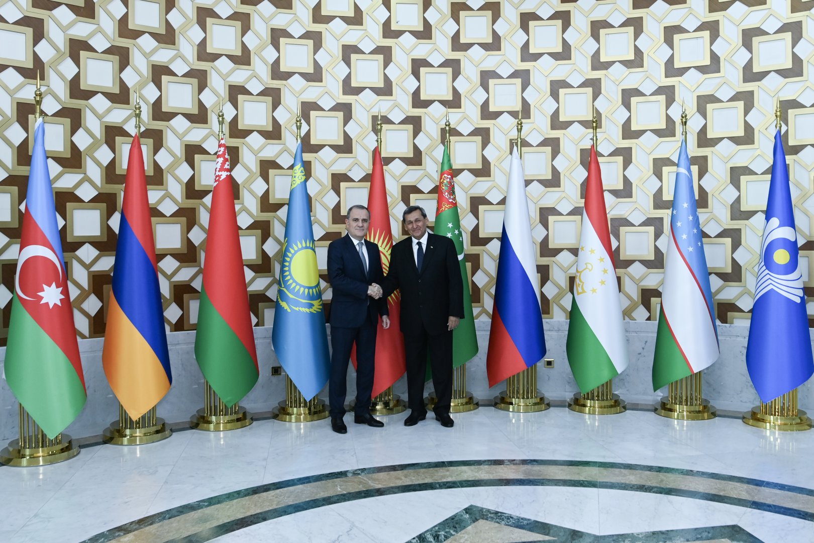 Ceyhun Bayramov MDB Xarici İşlər Nazirləri Şurasının iclasında çıxış edib (FOTO)