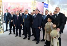 Prezident İlham Əliyev MDB Ölkələrinin Milli Kulinariya Festivalı ilə tanış olub, rəsmi qəbulda iştirak edib (FOTO)