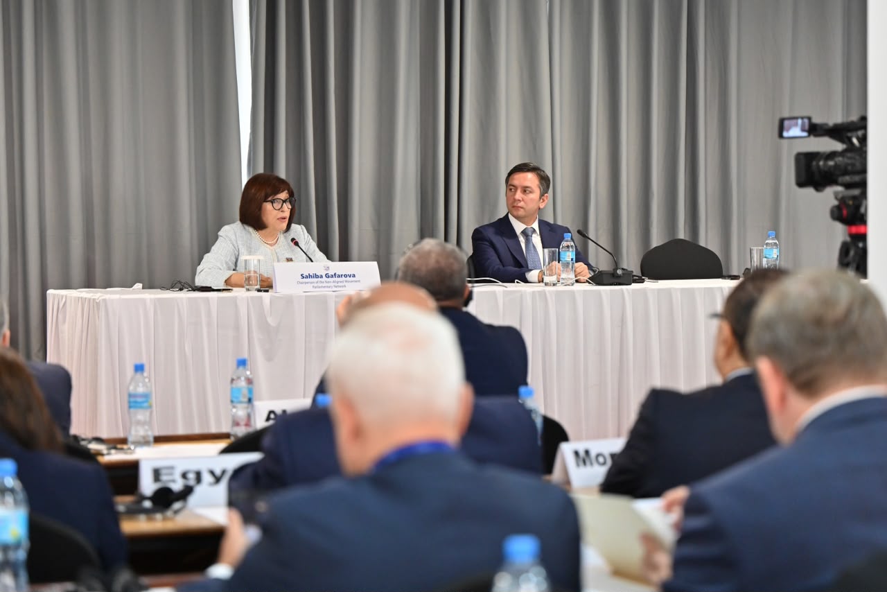 Sahibə Qafarovanın sədrliyi ilə Qoşulmama Hərəkatı Parlament Şəbəkəsinin koordinasiya iclası keçirilib (FOTO)