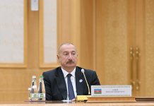 Prezident İlham Əliyev MDB Dövlət Başçıları Şurasının məhdud tərkibdə iclasında iştirak edir (FOTO)