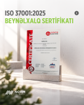 Norm ISO 37001:2025 beynəlxalq sertifikatını əldə edib (FOTO)