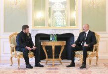 Prezident İlham Əliyev Rusiyanın Çeçenistan Respublikasının başçısını qəbul edib (FOTO)