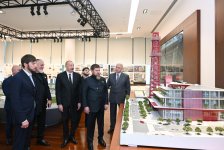Prezident İlham Əliyev və Rusiyanın Çeçenistan Respublikasının başçısı “Bakı Ağ Şəhər”də olublar (FOTO)