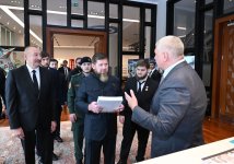 Prezident İlham Əliyev və Rusiyanın Çeçenistan Respublikasının başçısı “Bakı Ağ Şəhər”də olublar (FOTO)